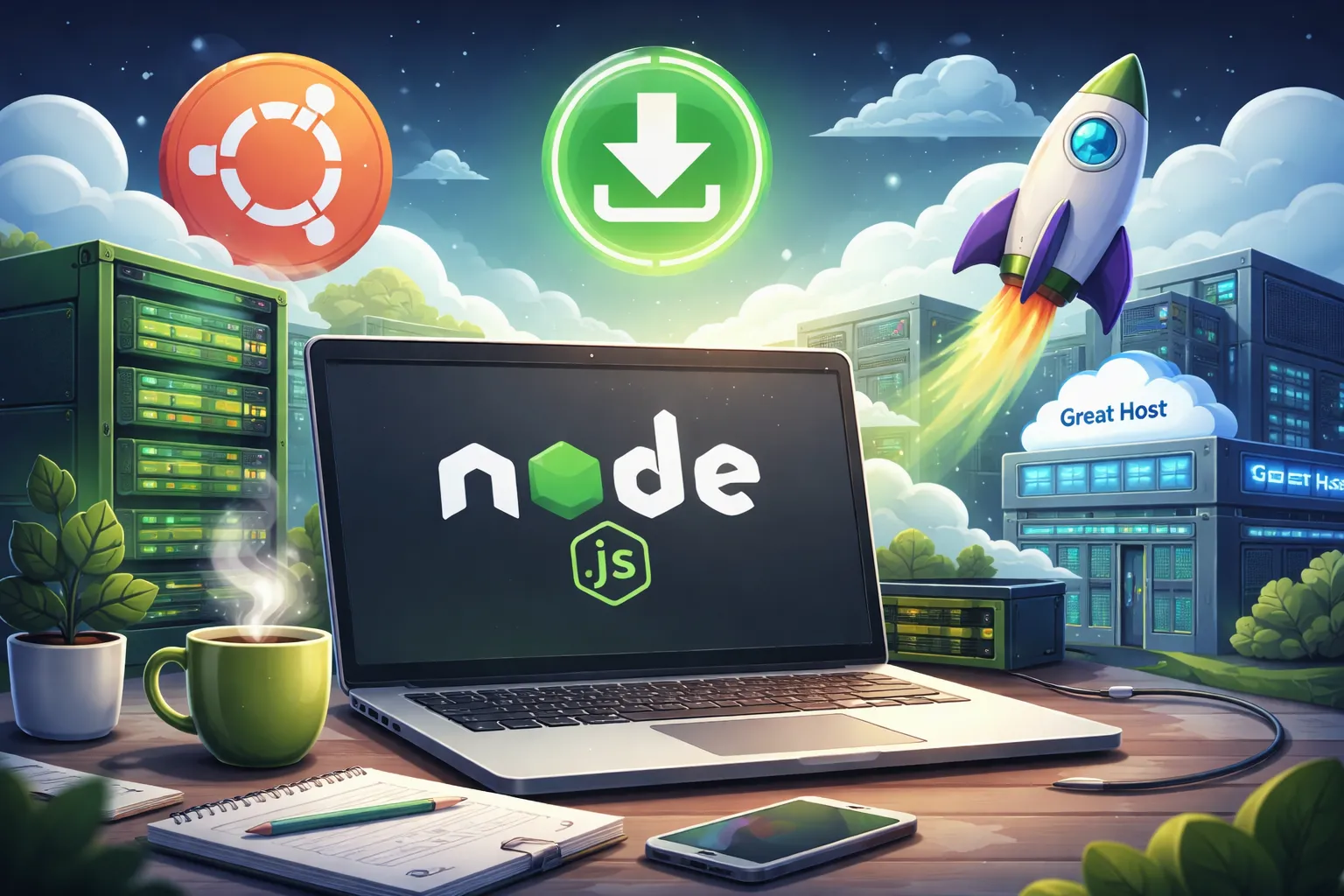 Installing Node.js on Ubuntu VPS with GreatHost 🚀